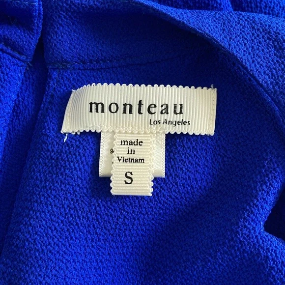 Monteau Royal Blue Tank Top - Picture 3 of 3